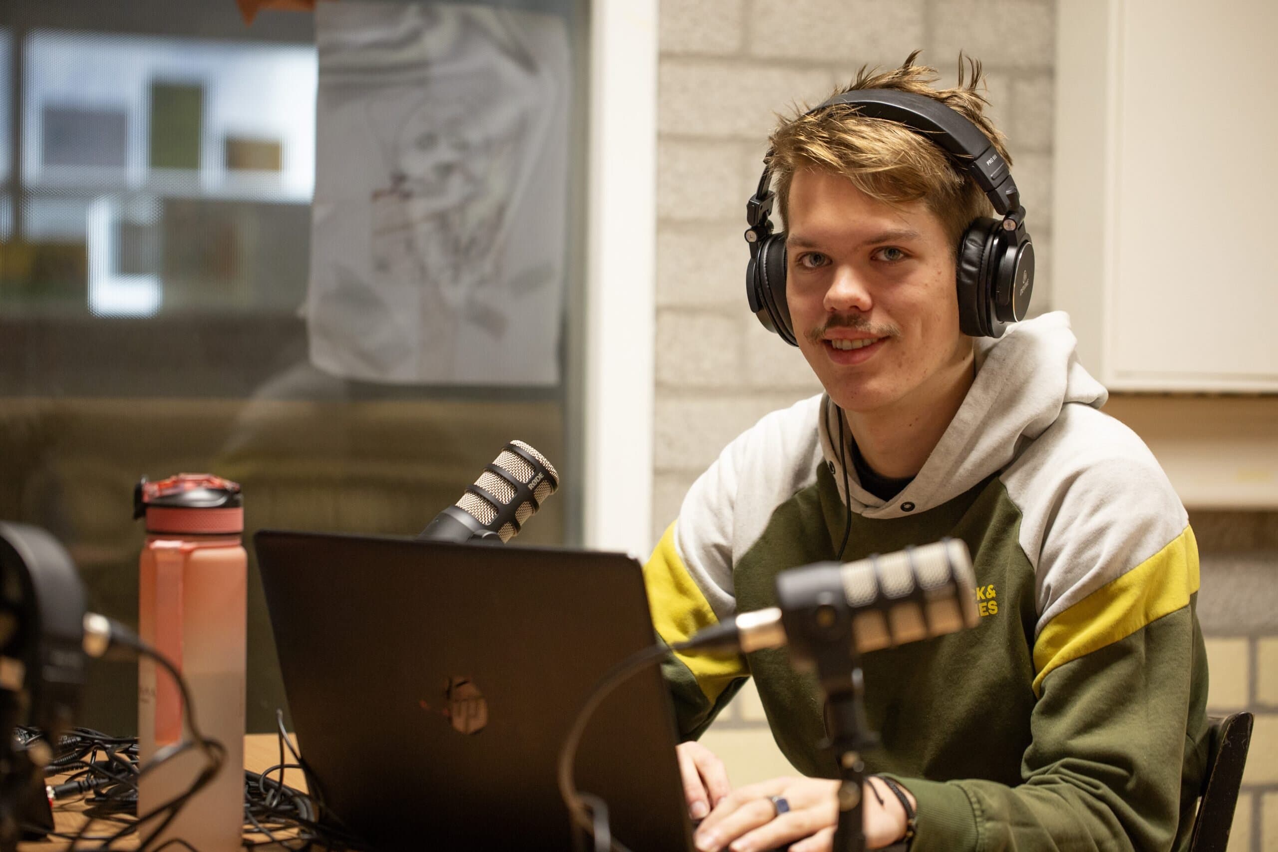 Bij de opleiding Adviseur Duurzame Leefomgeving leer je ook podcasts maken