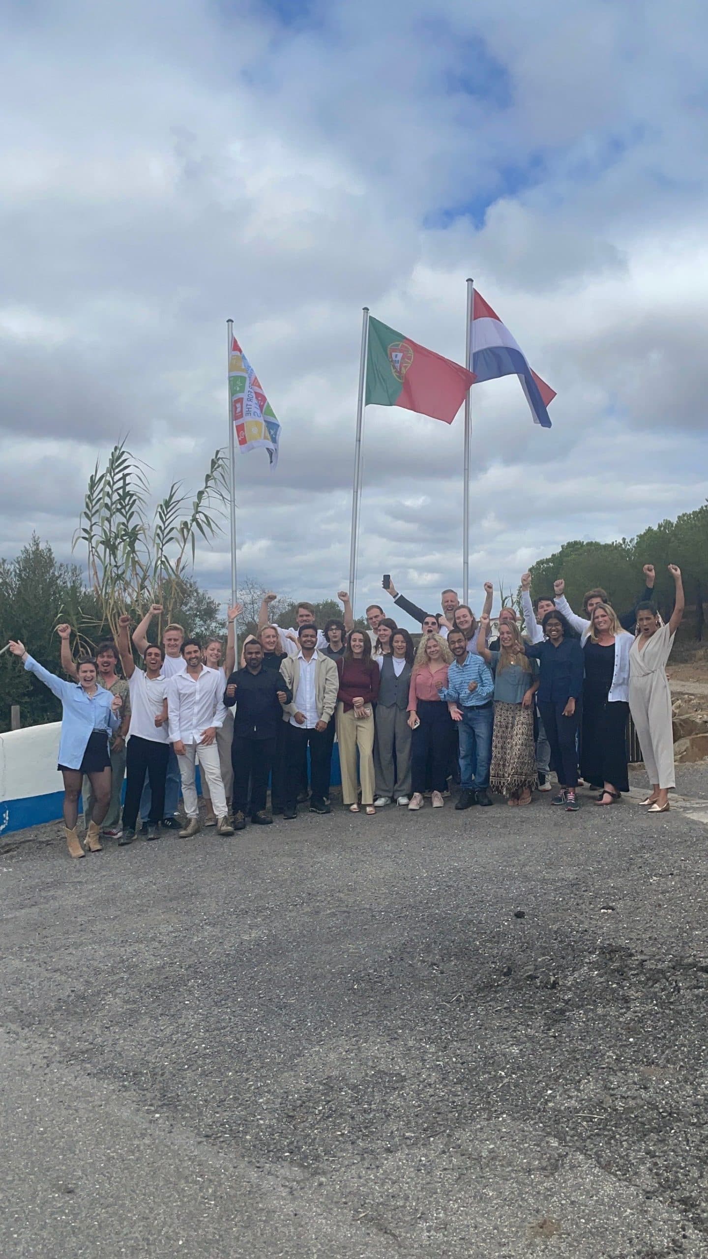 Studenten gaan een week lang aan de slag met duurzaamheids challenges in Portugal